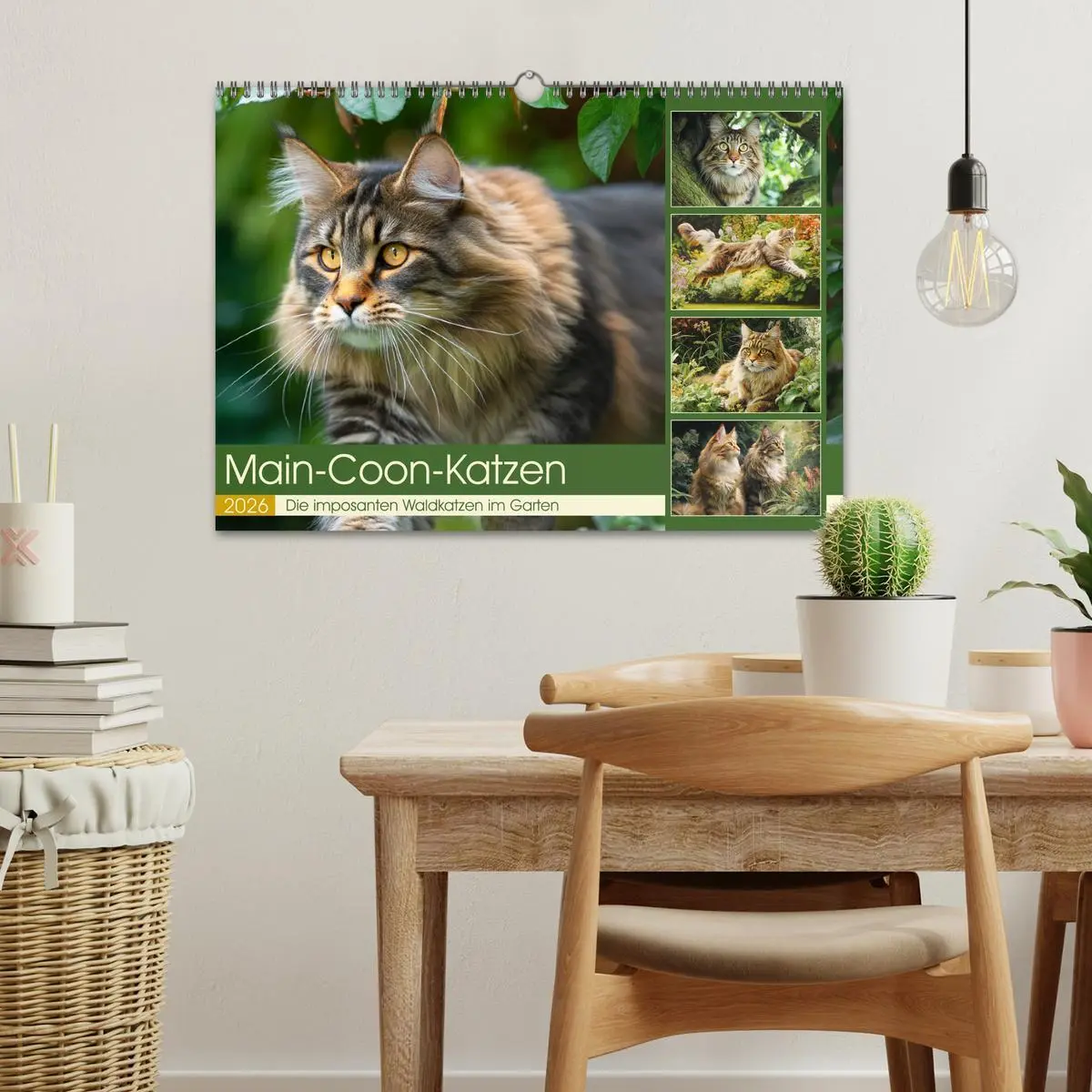 Bild: 9783457992142 | Main-Coon-Katzen. Die imposanten Waldkatzen im Garten (Wandkalender...