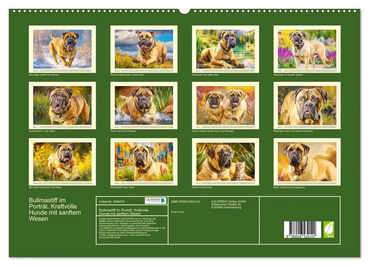 Bild: 9783516532142 | Bullmastiff im Porträt. Kraftvolle Hunde mit sanftem Wesen...