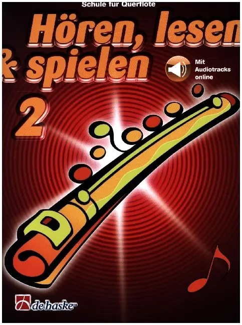 Cover: 9789043162142 | Hören, lesen &amp; spielen 2 Querflöte | Mit Audio-Online | Jaap Kastelein