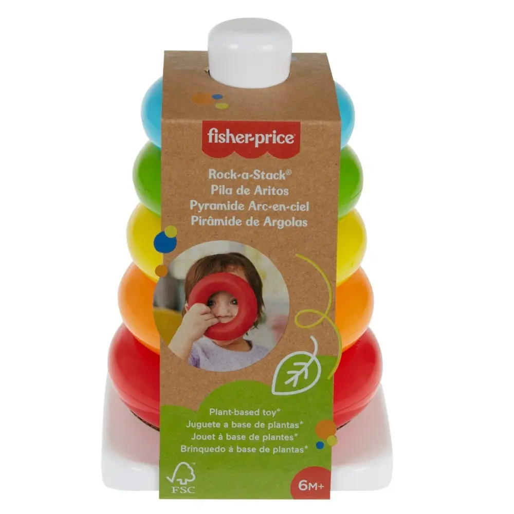 Cover: 887961902242 | Fisher-Price Eco Farbring Pyramide | Offene Verpackung | GRF09 | 2021