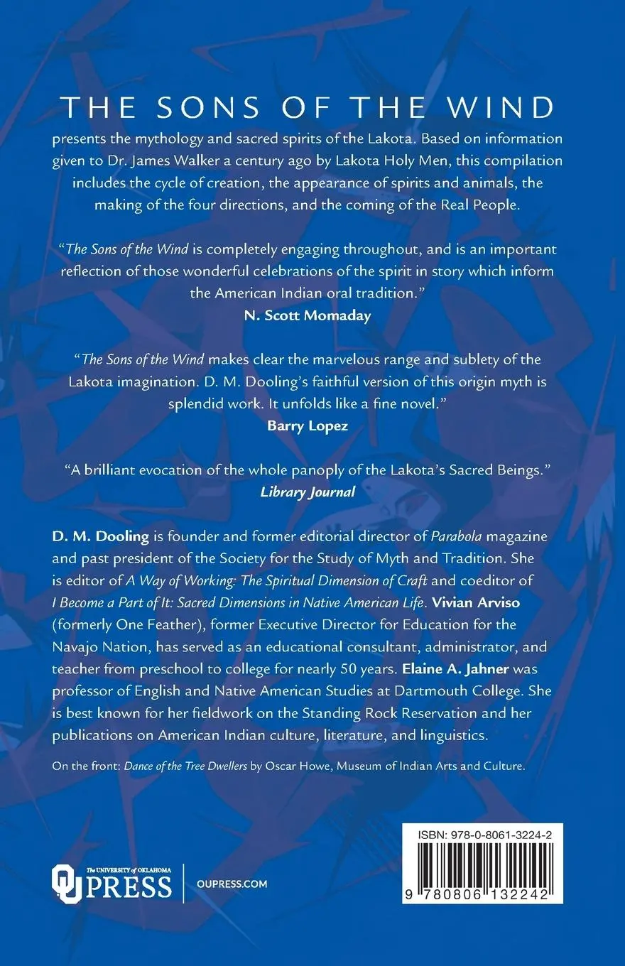 Rückseite: 9780806132242 | The Sons of the Wind | The Sacred Stories of the Lakota | Dooling