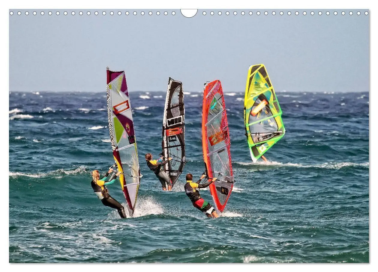 Bild: 9783435272242 | Windsurfing - extrem cool (Wandkalender 2025 DIN A3 quer), CALVENDO...