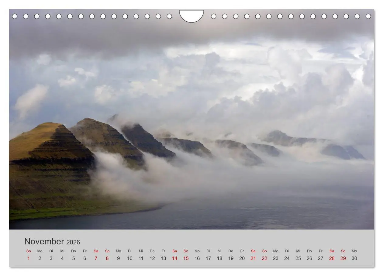 Bild: 9783457812242 | Färöer Inseln 2026 (Wandkalender 2026 DIN A4 quer), CALVENDO...