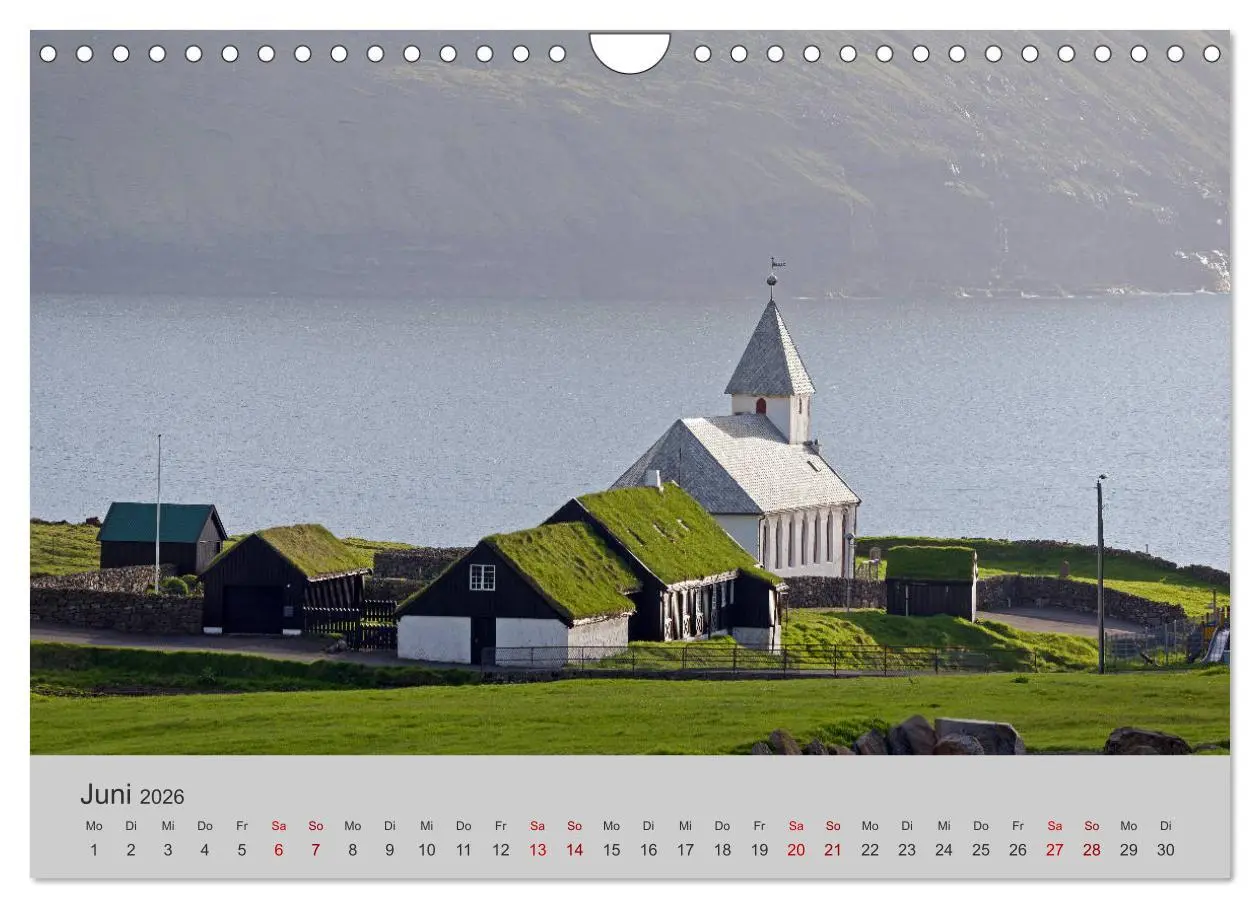 Bild: 9783457812242 | Färöer Inseln 2026 (Wandkalender 2026 DIN A4 quer), CALVENDO...