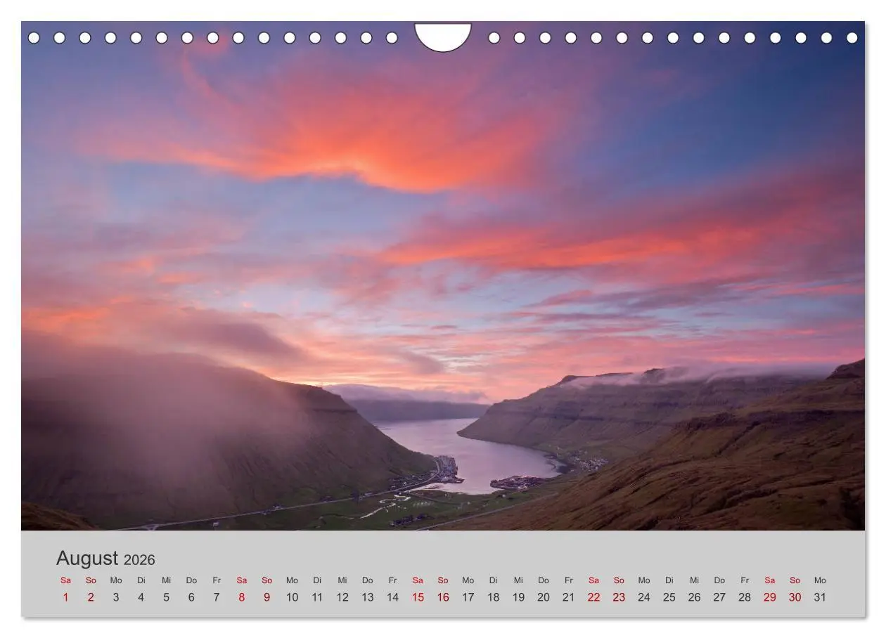 Bild: 9783457812242 | Färöer Inseln 2026 (Wandkalender 2026 DIN A4 quer), CALVENDO...