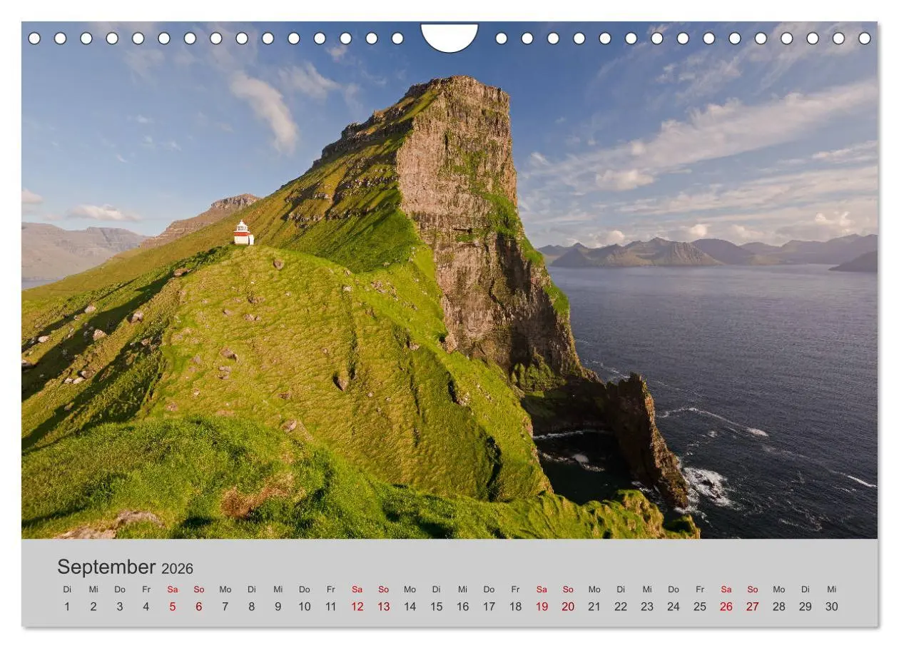 Bild: 9783457812242 | Färöer Inseln 2026 (Wandkalender 2026 DIN A4 quer), CALVENDO...