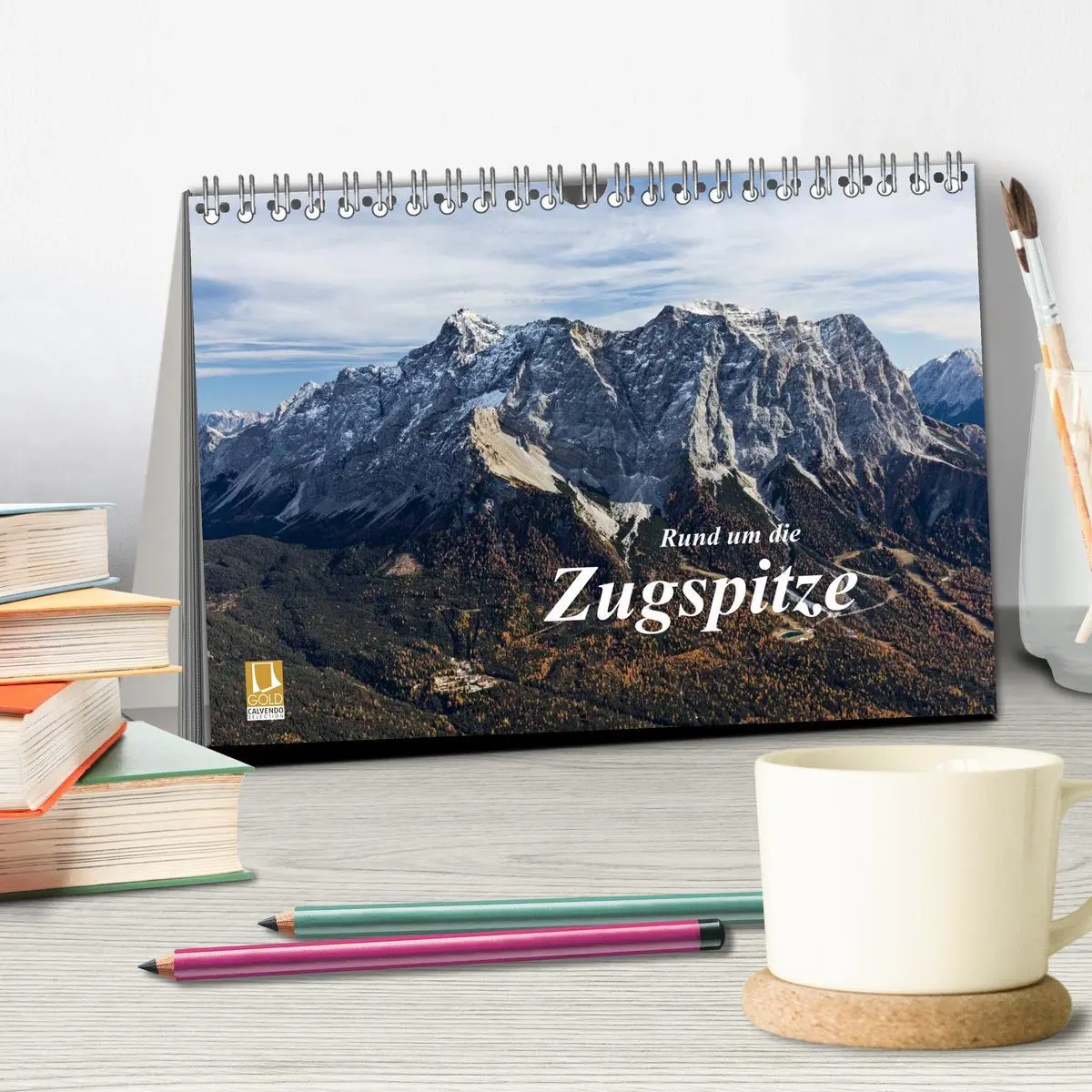 Bild: 9783516212242 | Rund um die Zugspitze (Tischkalender 2026 DIN A5 quer), CALVENDO...