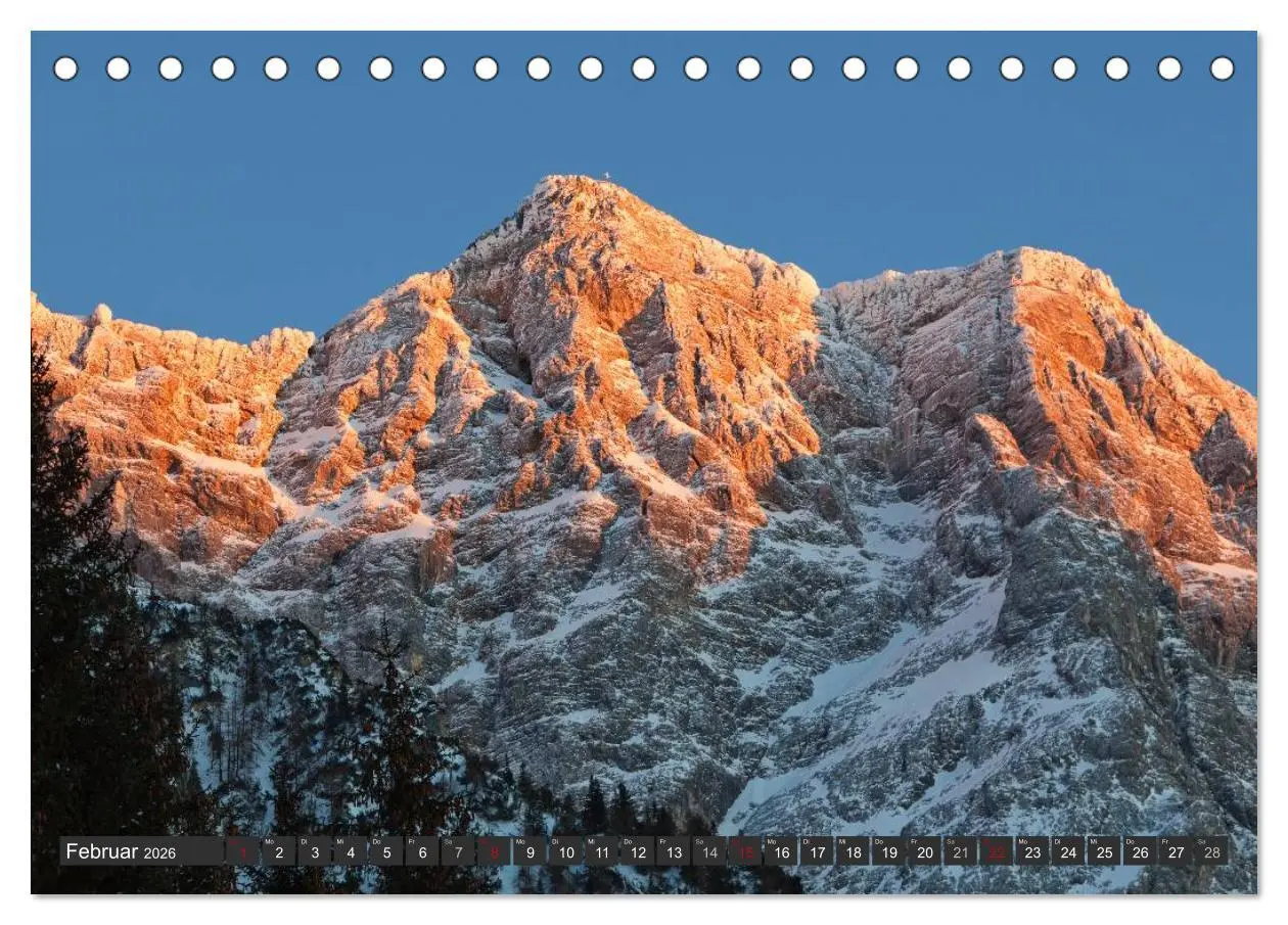 Bild: 9783516212242 | Rund um die Zugspitze (Tischkalender 2026 DIN A5 quer), CALVENDO...