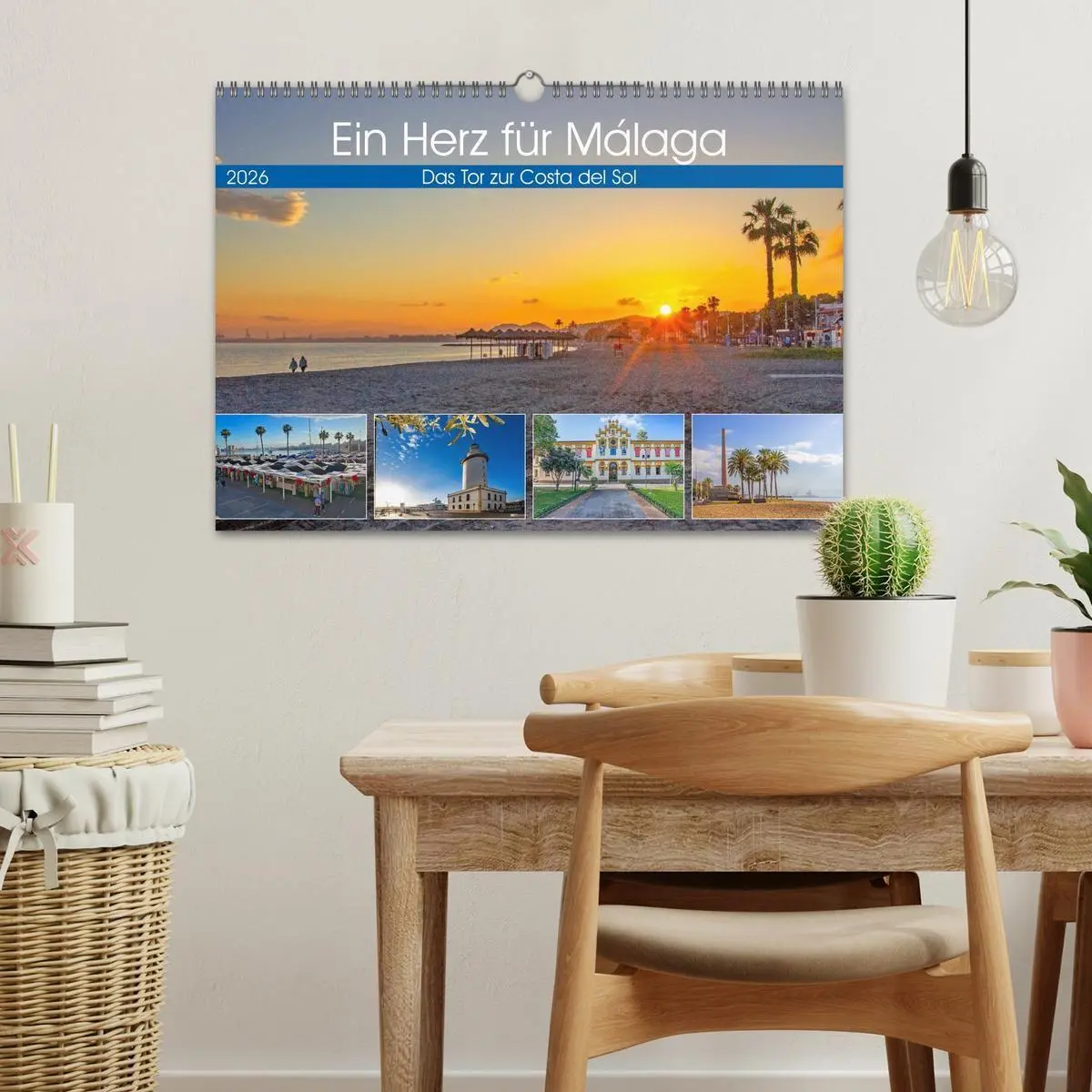 Bild: 9783516692242 | Ein Herz für Málaga (Wandkalender 2026 DIN A3 quer), CALVENDO...