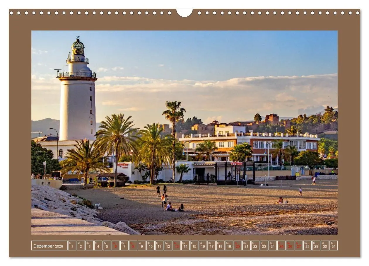 Bild: 9783516692242 | Ein Herz für Málaga (Wandkalender 2026 DIN A3 quer), CALVENDO...
