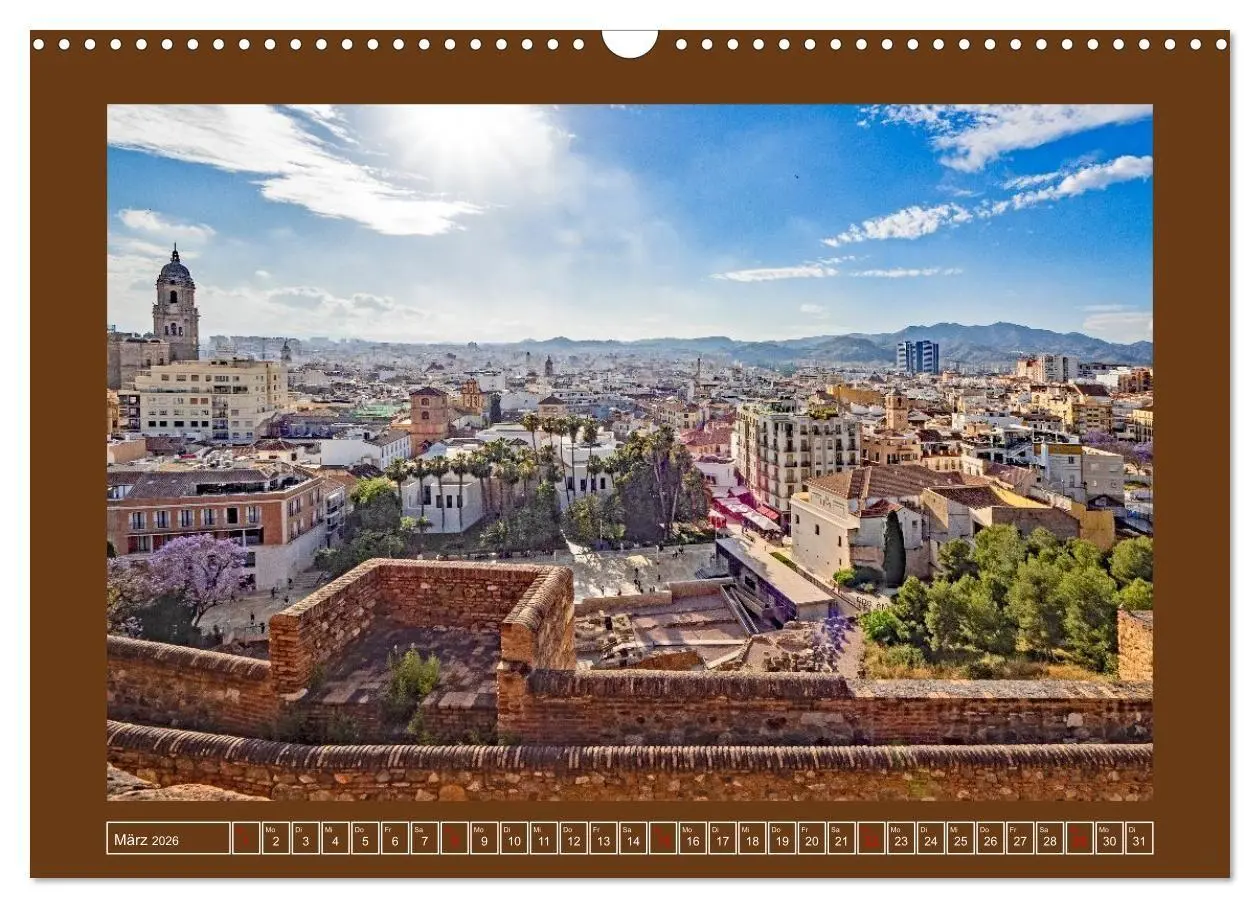 Bild: 9783516692242 | Ein Herz für Málaga (Wandkalender 2026 DIN A3 quer), CALVENDO...