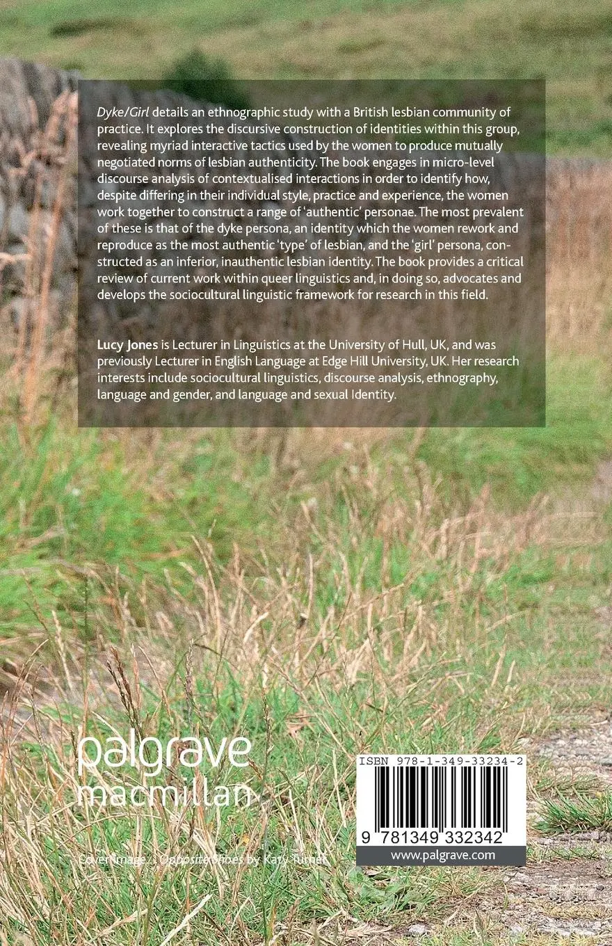 Rückseite: 9781349332342 | Dyke/Girl: Language and Identities in a Lesbian Group | L. Jones