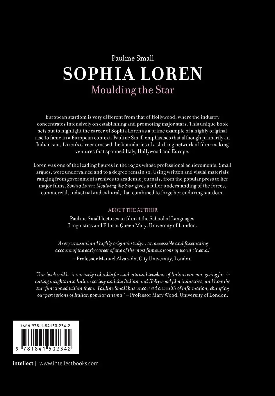 Rückseite: 9781841502342 | Sophia Loren | Moulding the Star | Pauline Small | Taschenbuch | 2009