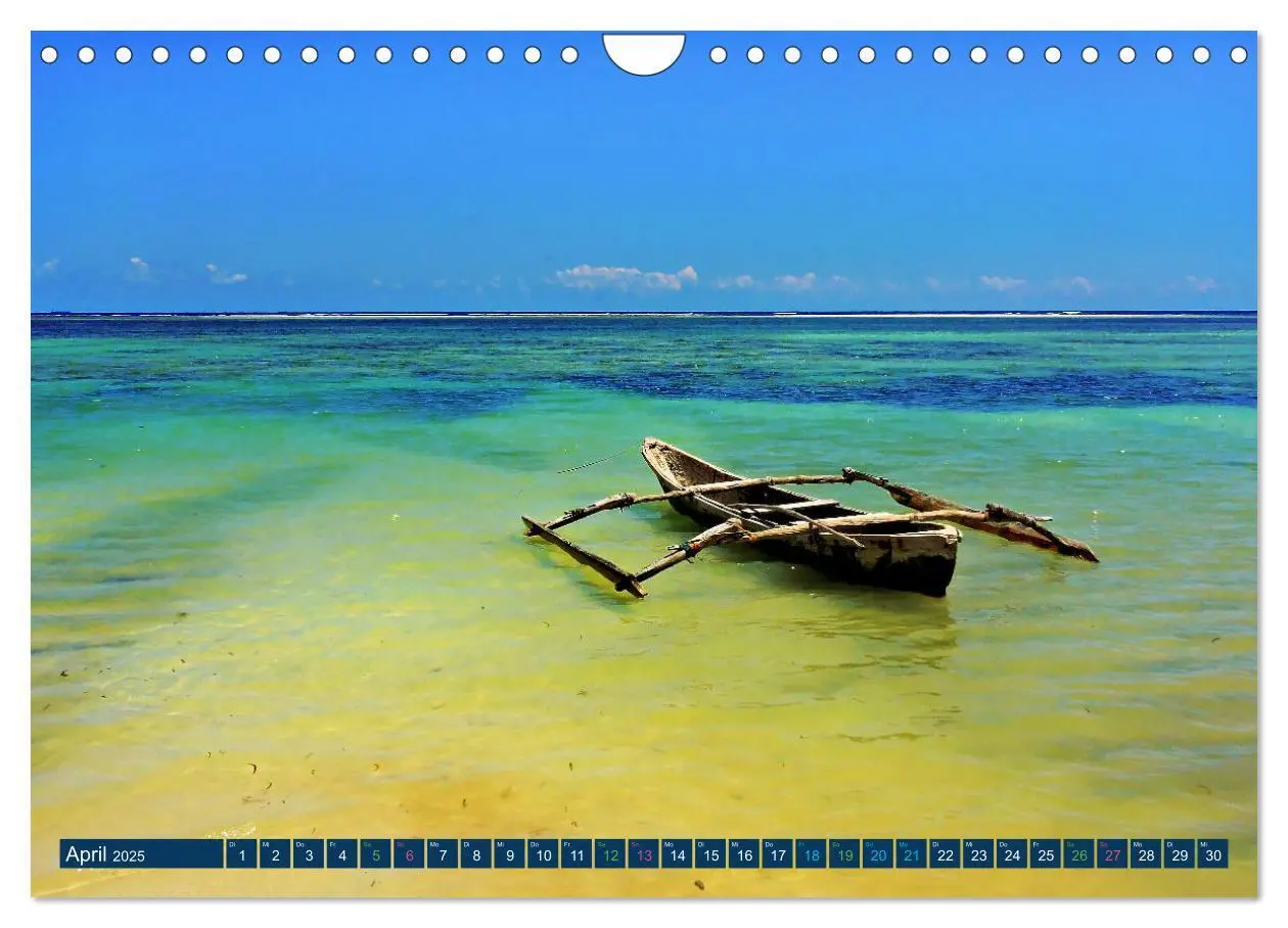 Bild: 9783383862342 | DIANI BEACH Strand Impressionen Kenia (Wandkalender 2025 DIN A4...