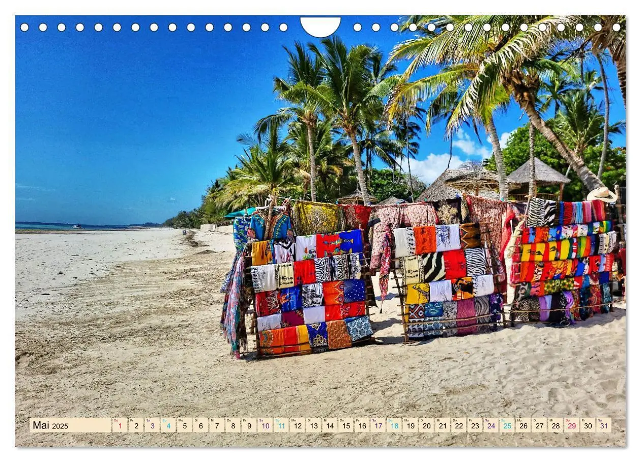 Bild: 9783383862342 | DIANI BEACH Strand Impressionen Kenia (Wandkalender 2025 DIN A4...