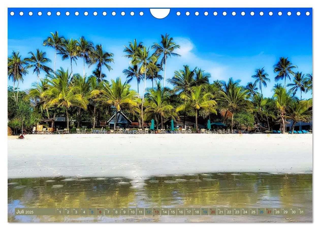 Bild: 9783383862342 | DIANI BEACH Strand Impressionen Kenia (Wandkalender 2025 DIN A4...