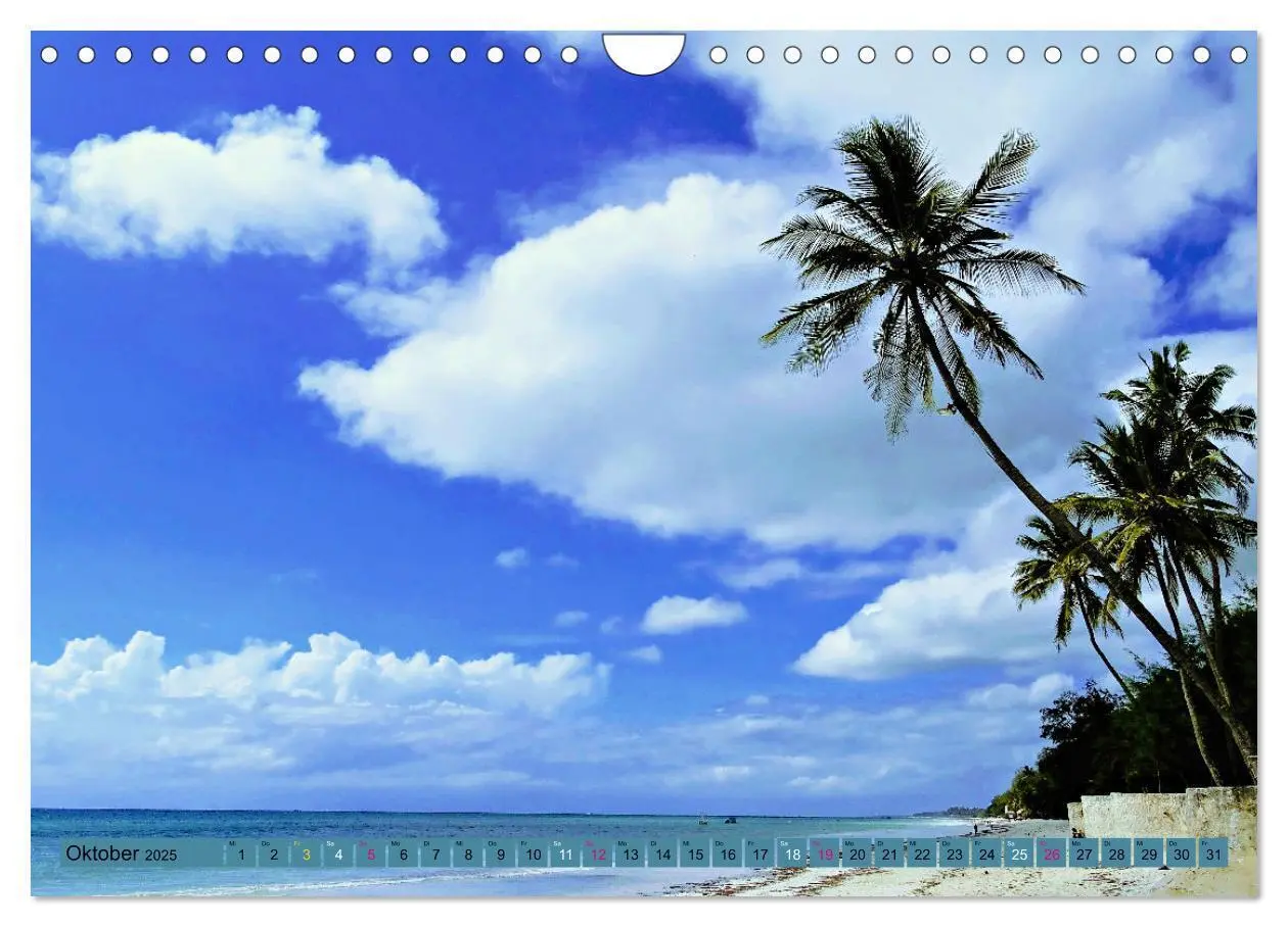 Bild: 9783383862342 | DIANI BEACH Strand Impressionen Kenia (Wandkalender 2025 DIN A4...