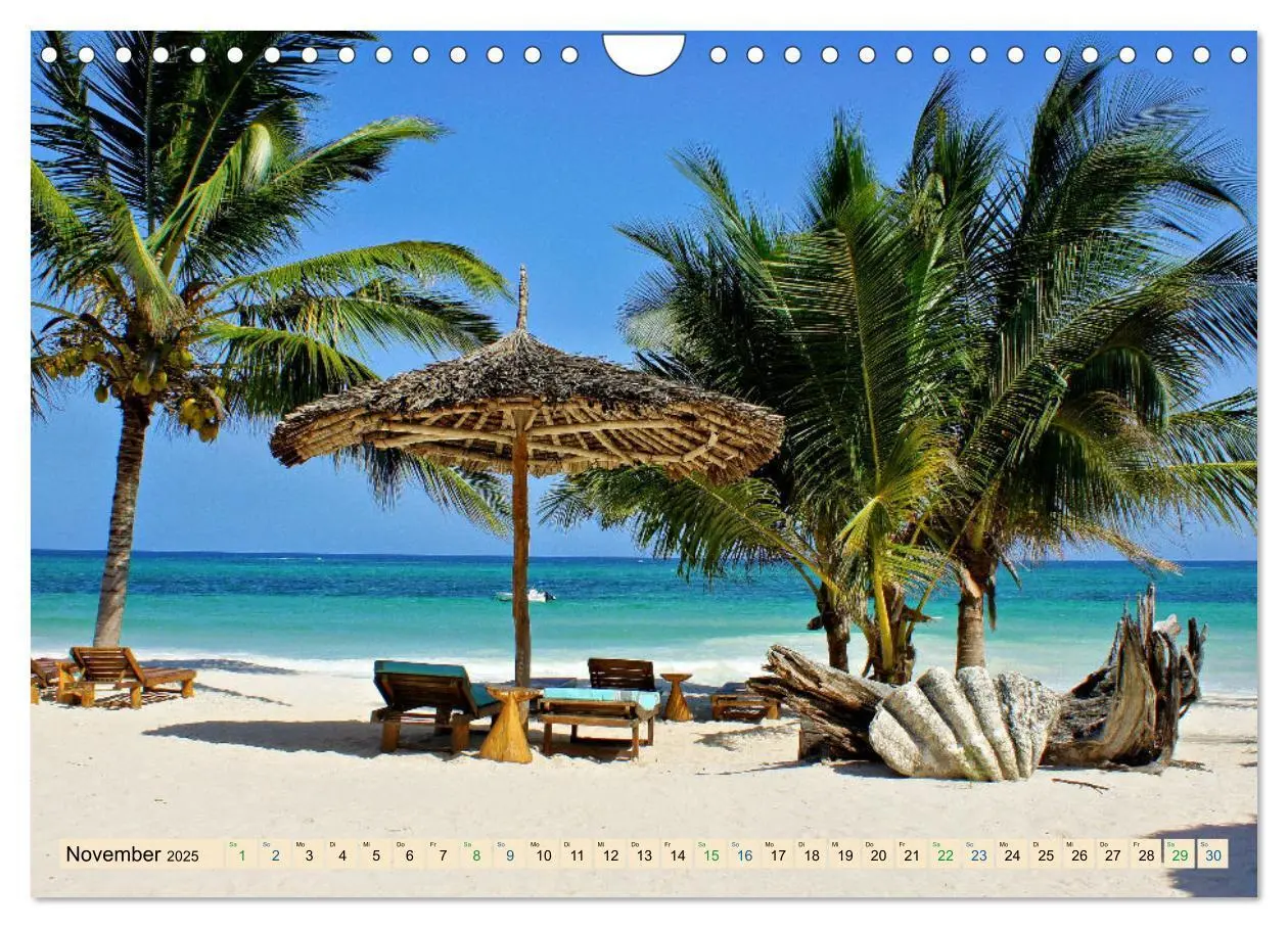Bild: 9783383862342 | DIANI BEACH Strand Impressionen Kenia (Wandkalender 2025 DIN A4...