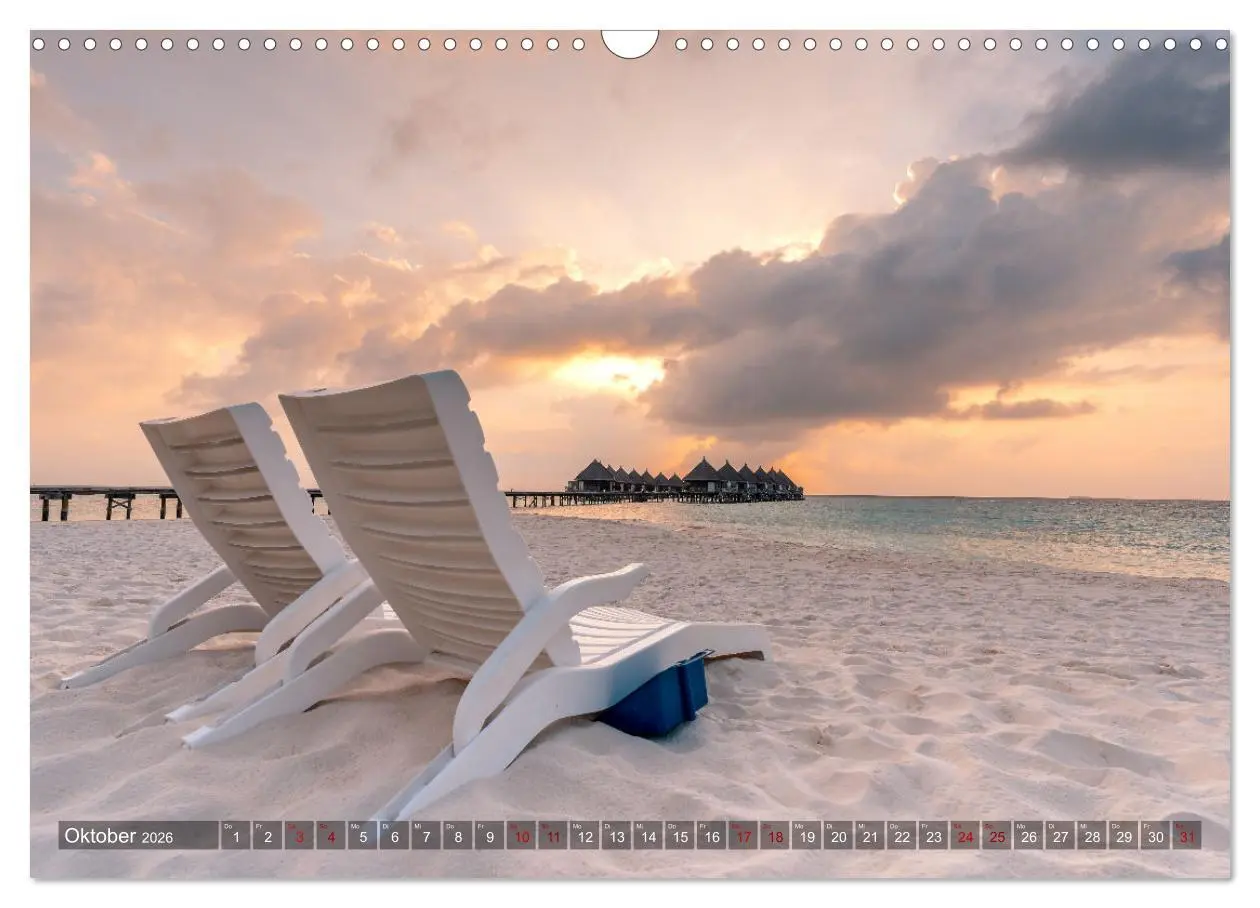 Bild: 9783457662342 | Malediven - Das perfekte Licht (Wandkalender 2026 DIN A3 quer),...