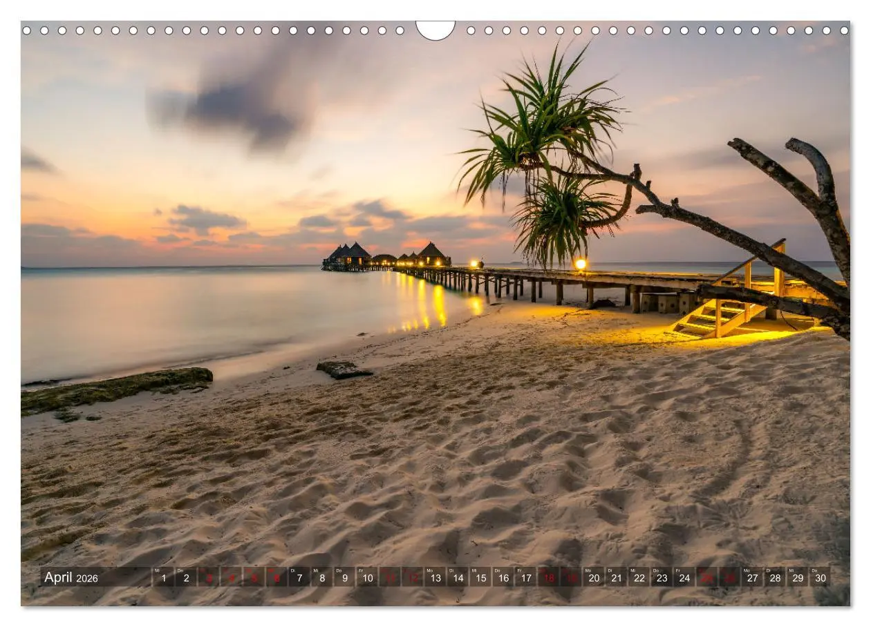 Bild: 9783457662342 | Malediven - Das perfekte Licht (Wandkalender 2026 DIN A3 quer),...