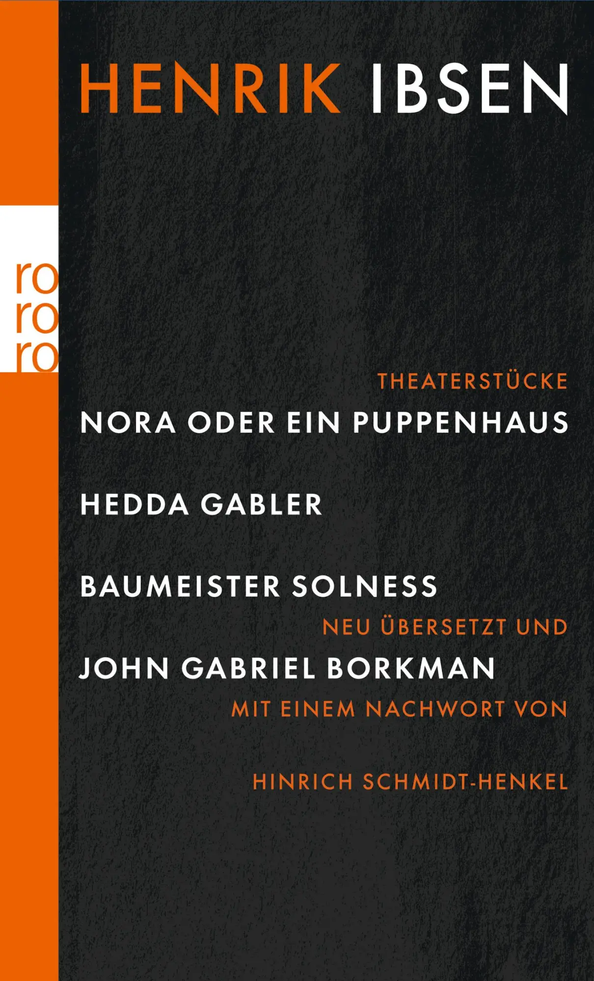 Cover: 9783499242342 | Nora oder Ein Puppenhaus. Hedda Gabler. Baumeister Solness. John...