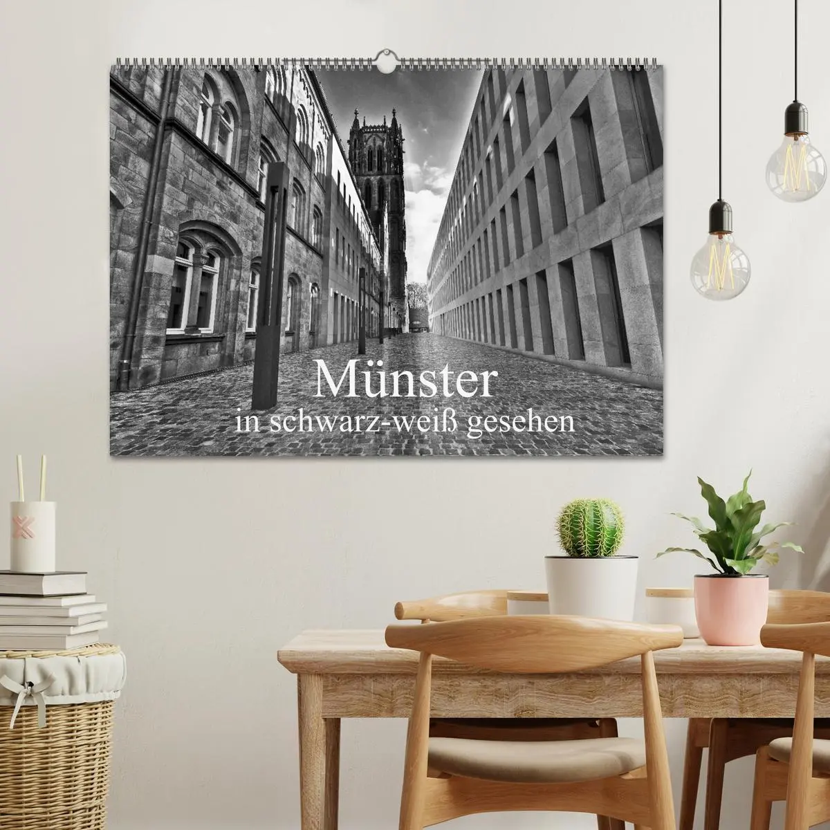 Bild: 9783516062342 | Münster in schwarz-weiß gesehen (Wandkalender 2026 DIN A2 quer),...