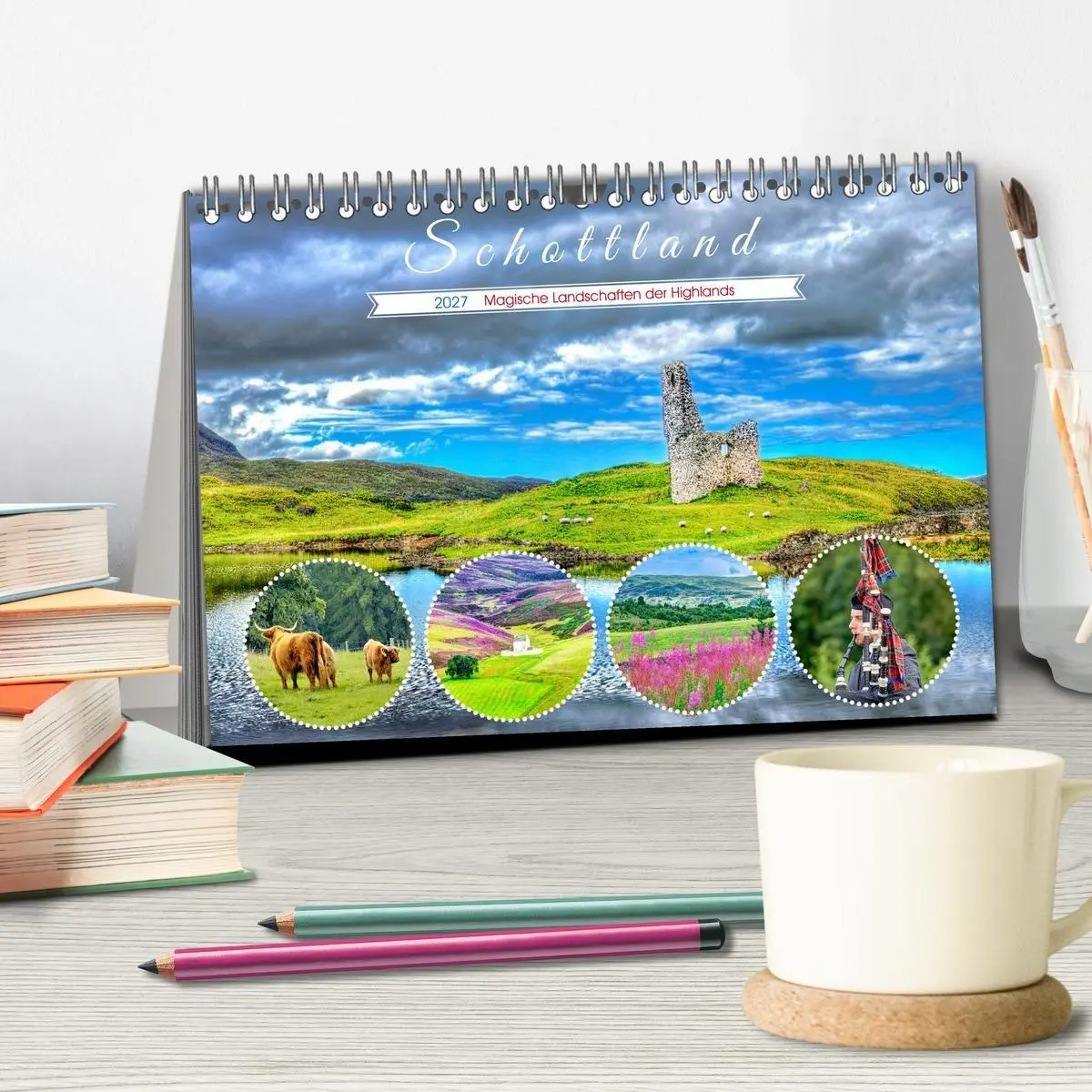 Bild: 9783569222342 | Schottland - Magische Landschaften der Highlands (Tischkalender...