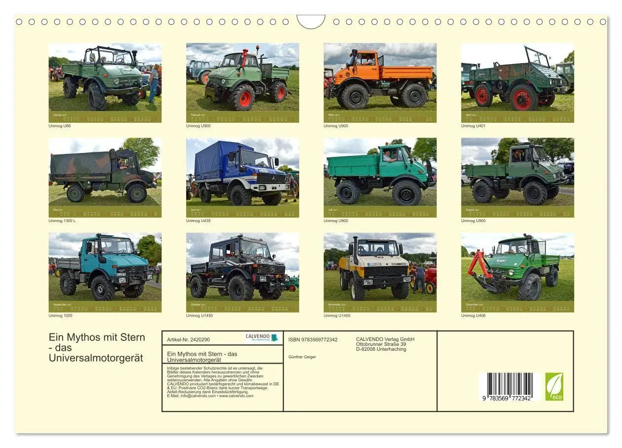 Bild: 9783569772342 | Ein Mythos mit Stern - das Universalmotorgerät (Wandkalender 2027...