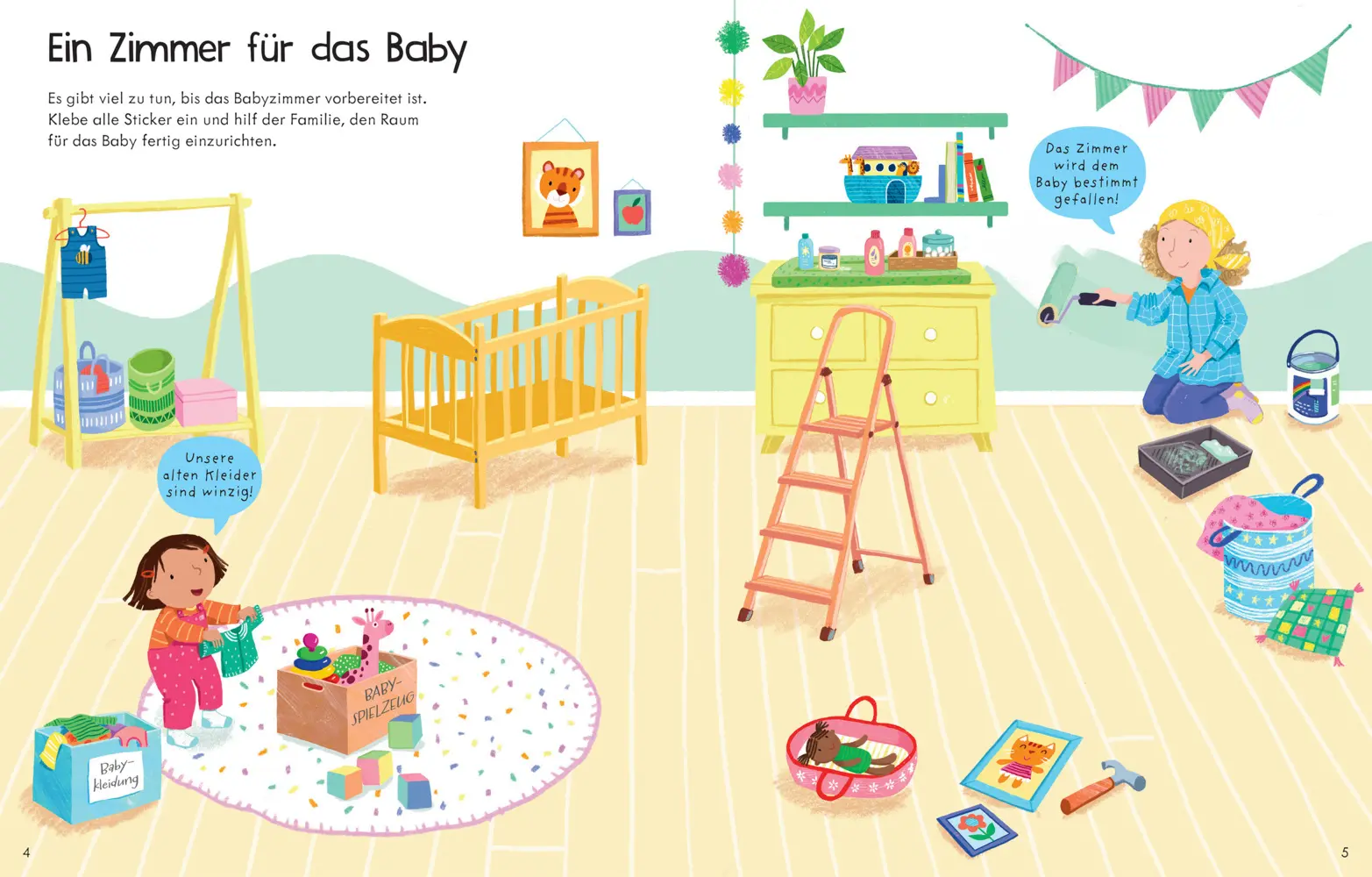 Bild: 9781035702442 | Mein erstes Stickerbuch: Wir bekommen ein Geschwisterchen! | Greenwell