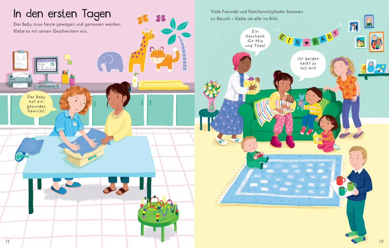 Bild: 9781035702442 | Mein erstes Stickerbuch: Wir bekommen ein Geschwisterchen! | Greenwell