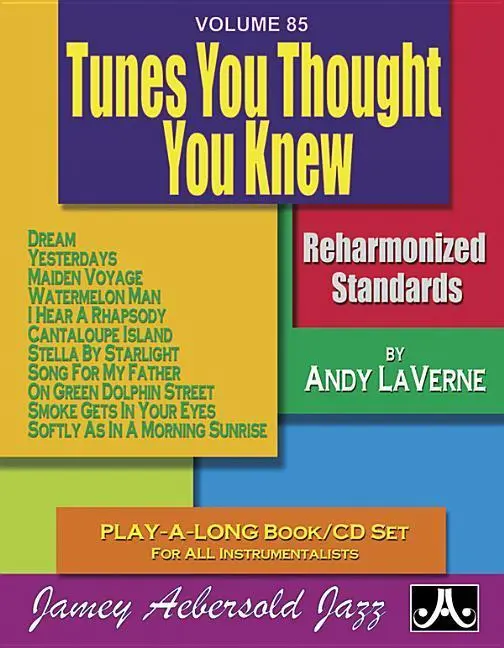 Cover: 9781562242442 | Andy Laverne - Tunes You Thought You Knew | Jazz Play-Along Vol.85