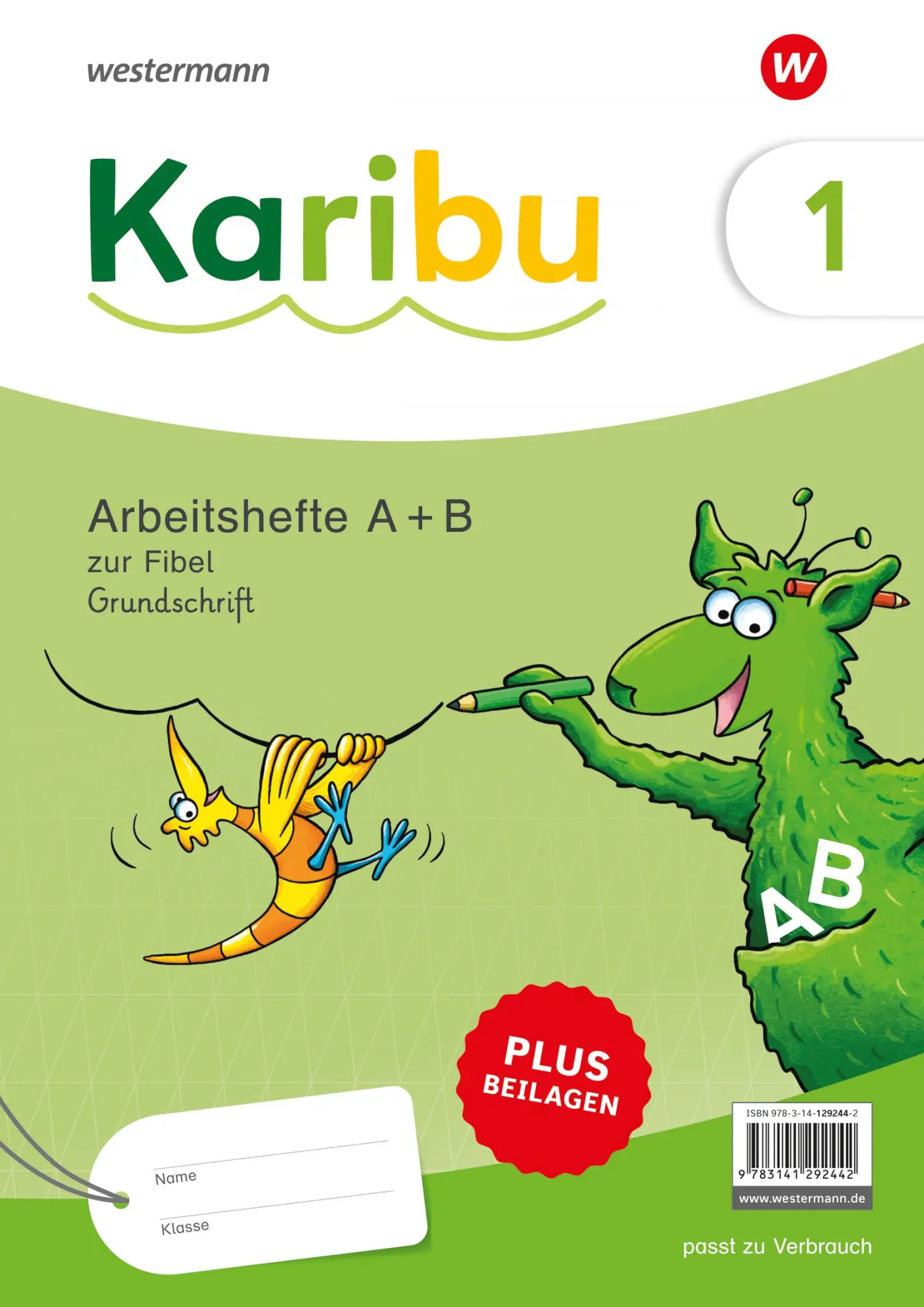 Cover: 9783141292442 | Karibu.Paket Arbeitshefte 1 (Teil A und B) Grundschrift zur Fibel...