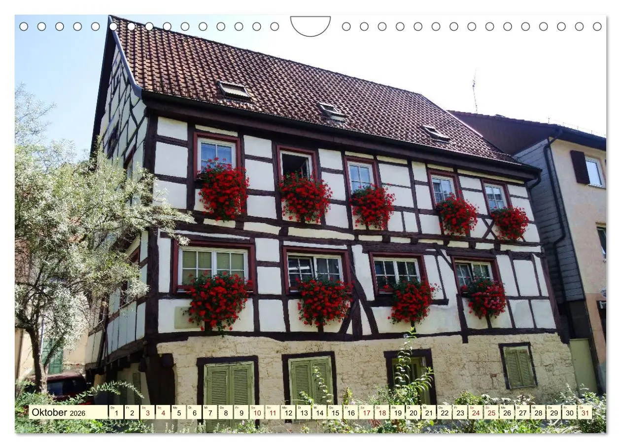 Bild: 9783457892442 | Unterwegs in der Altstadt von Geislingen (Wandkalender 2026 DIN A4...