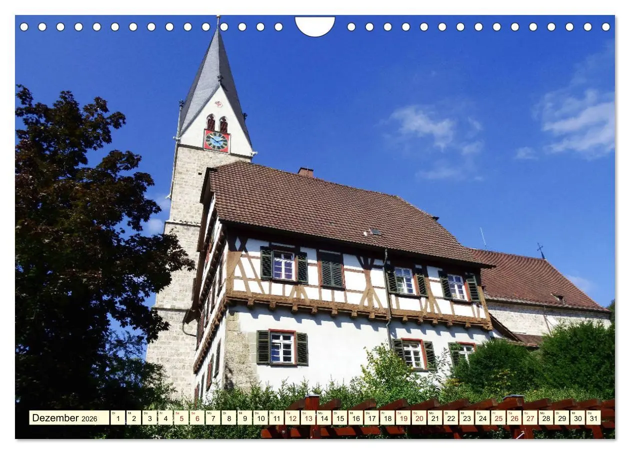 Bild: 9783457892442 | Unterwegs in der Altstadt von Geislingen (Wandkalender 2026 DIN A4...