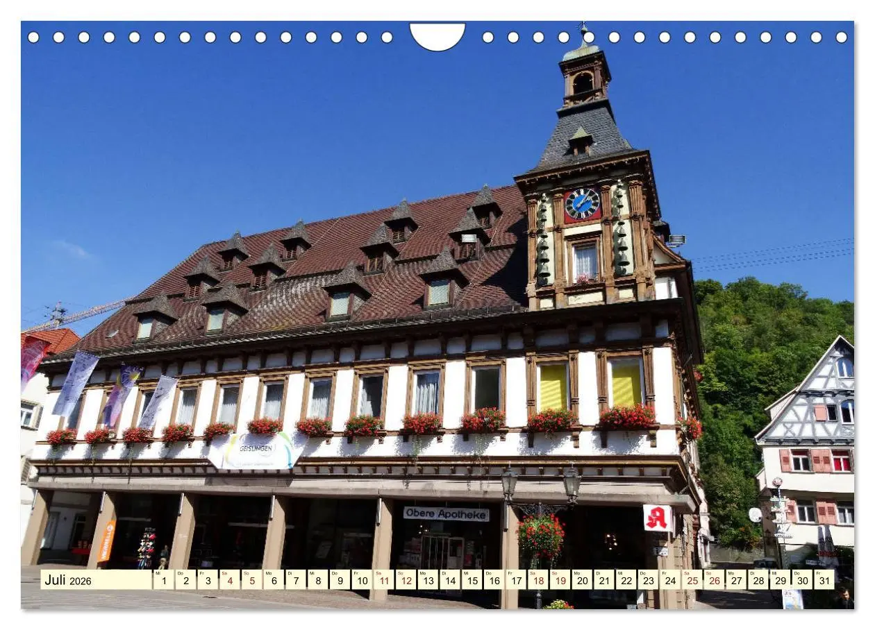 Bild: 9783457892442 | Unterwegs in der Altstadt von Geislingen (Wandkalender 2026 DIN A4...