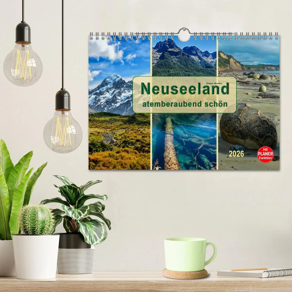 Bild: 9783457962442 | Neuseeland - atemberaubend schön (Wandkalender 2026 DIN A4 quer),...
