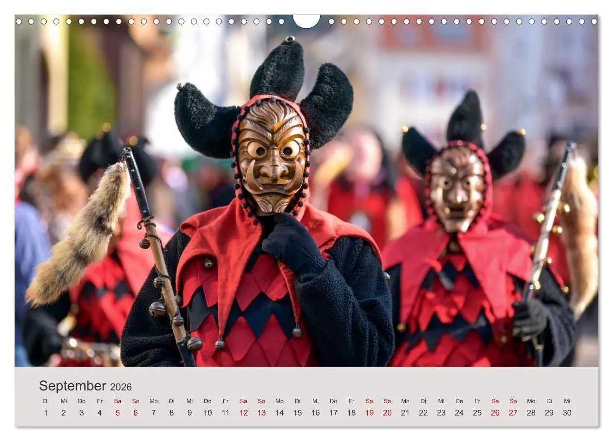 Bild: 9783516672442 | Narri 2026 Bilder der Schwäbisch-Alemannischen Fasnet (Wandkalender...