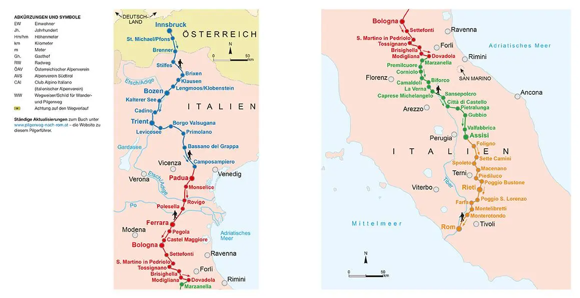 Bild: 9783702242442 | Der Pilgerweg nach Rom | Ferdinand Treml | Taschenbuch | 304 S. | 2025