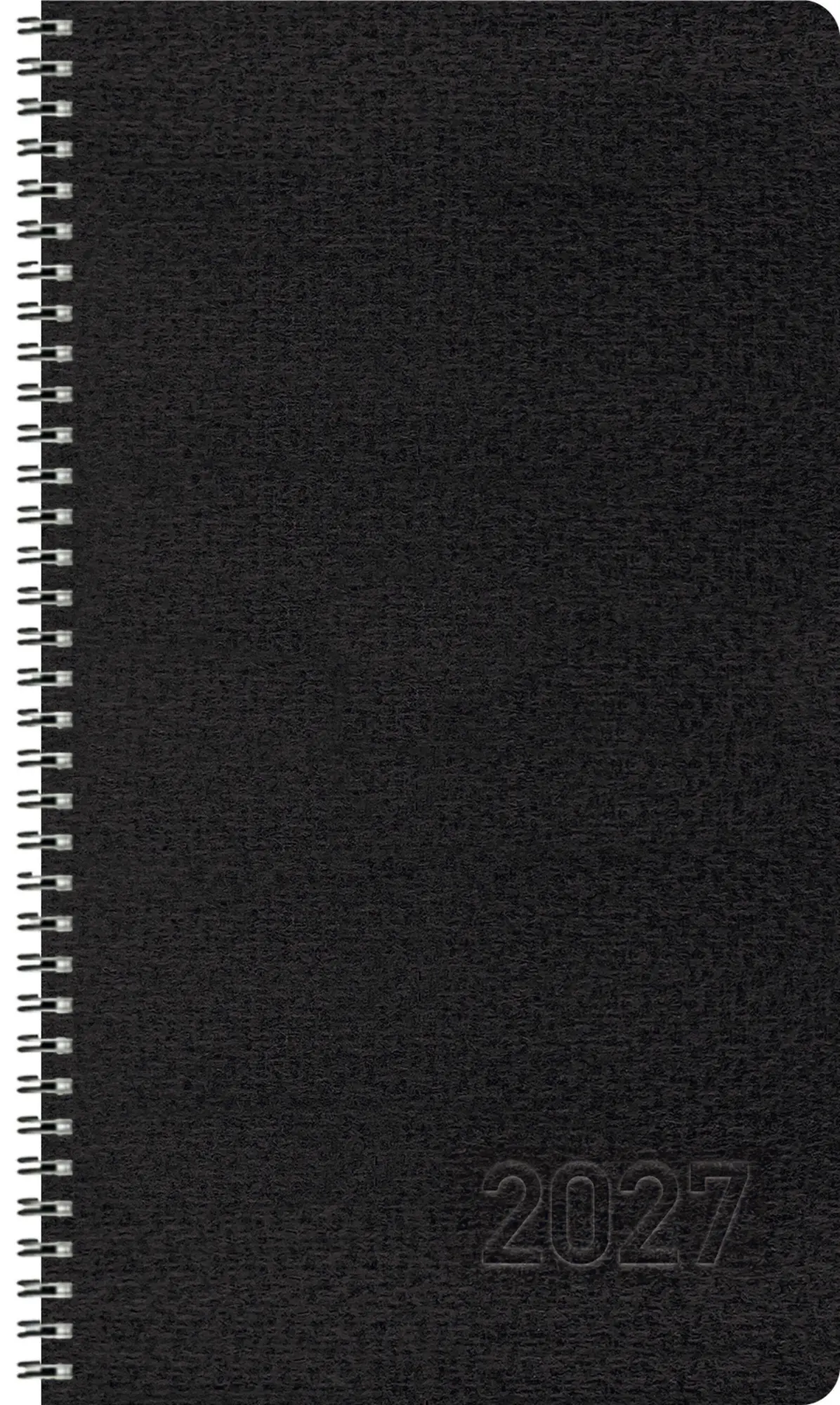 Cover: 9783819302442 | Taschenkalender Wochentimer Small Schwarz 2027 | Korsch Verlag | Buch