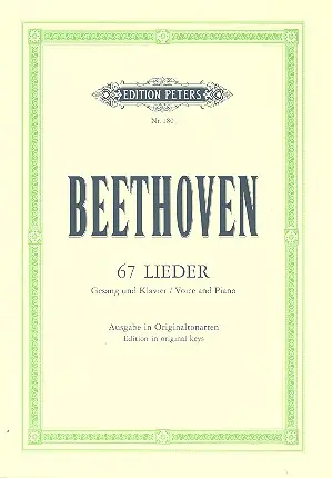 Cover: 9790014002442 | Complete Songs | Ludwig van Beethoven | Buch | Edition Peters