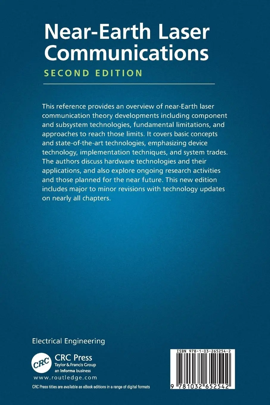 Rückseite: 9781032652542 | Near-Earth Laser Communications, Second Edition | Hamid Hemmati | Buch