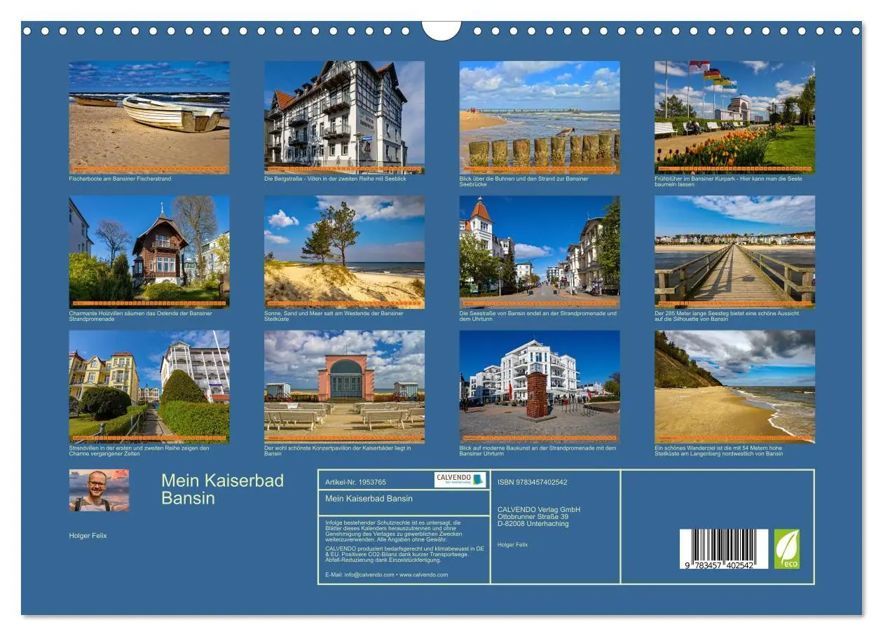 Bild: 9783457402542 | Mein Kaiserbad Bansin (Wandkalender 2026 DIN A3 quer), CALVENDO...