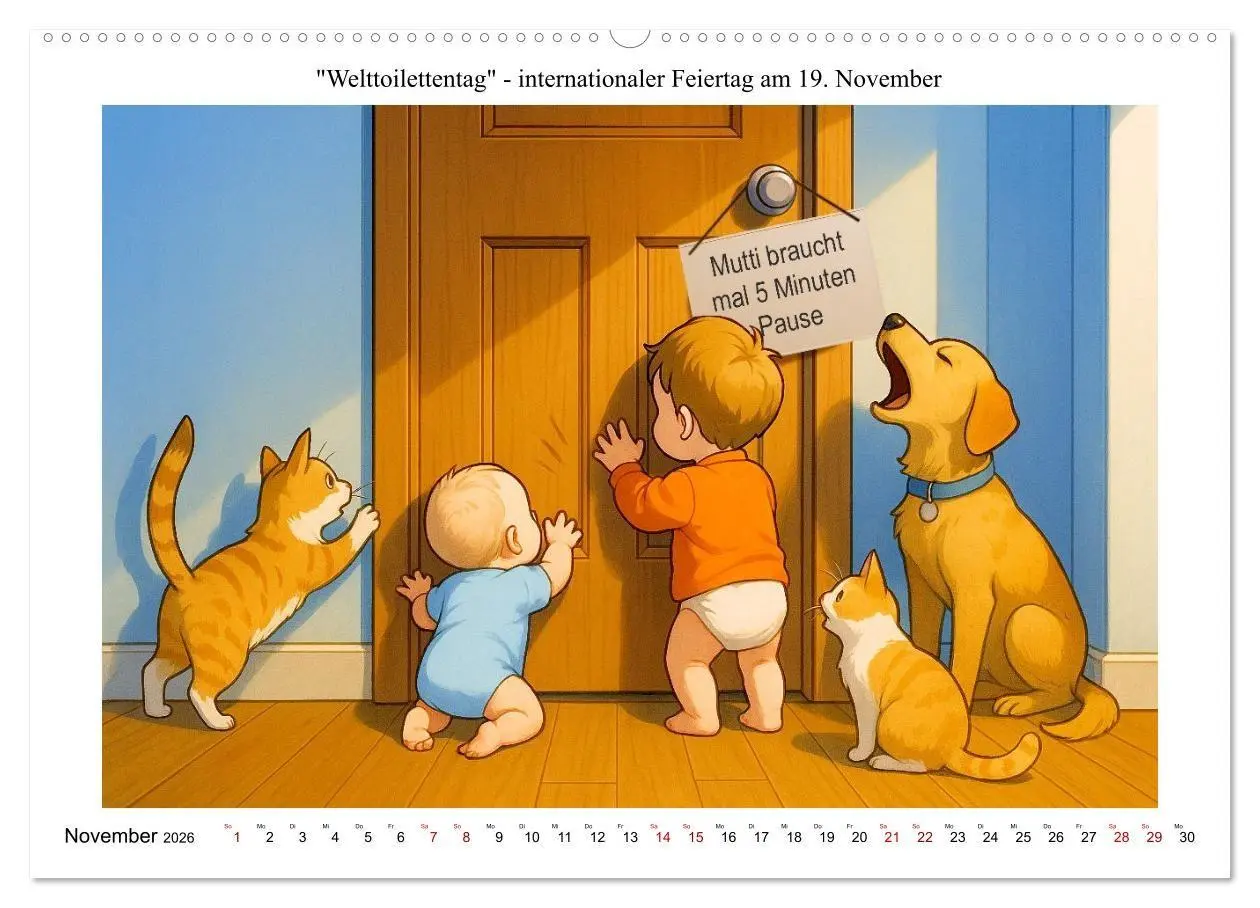 Bild: 9783516662542 | Kalender der kuriosen Feiertage (hochwertiger Premium Wandkalender...