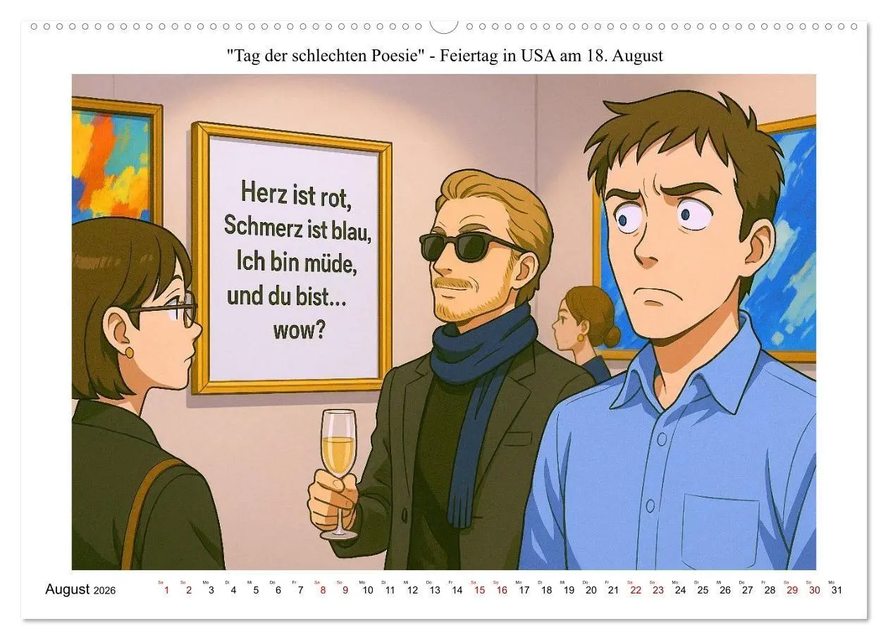 Bild: 9783516662542 | Kalender der kuriosen Feiertage (hochwertiger Premium Wandkalender...