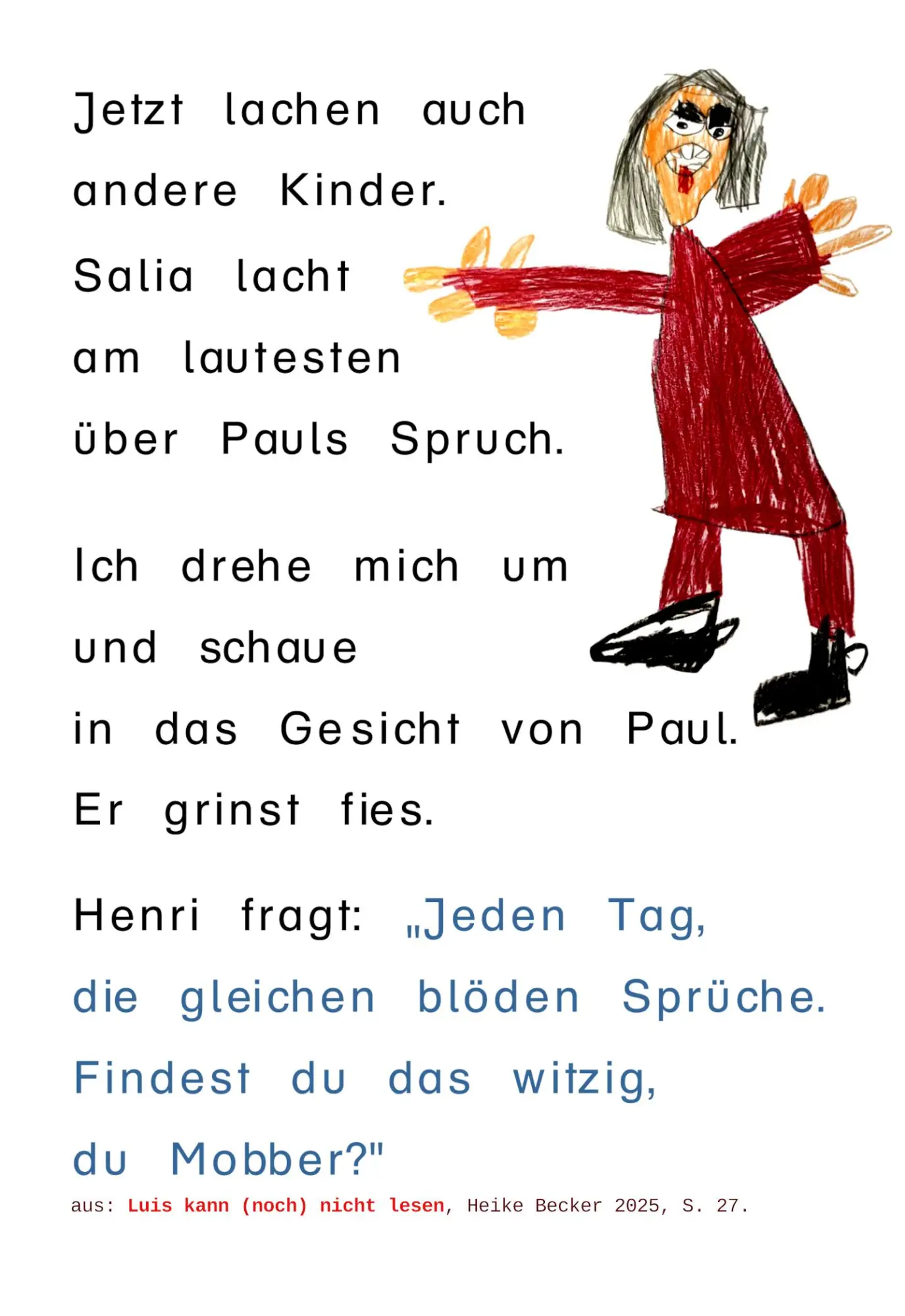 Bild: 9783942122542 | Luis kann (noch) nicht lesen | Heike Becker | Taschenbuch | 56 S.