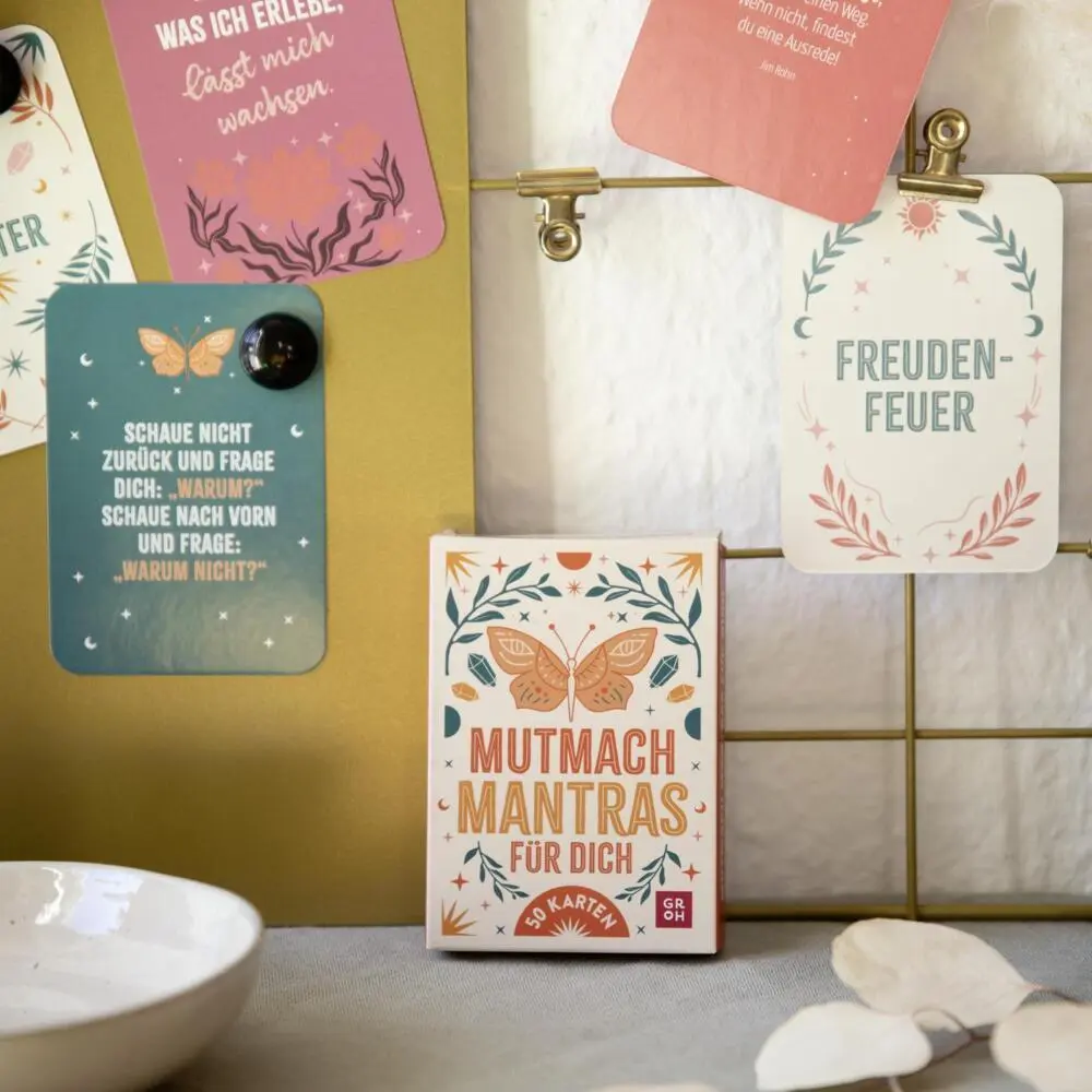 Bild: 4036442012642 | Mutmach-Mantras für dich | Groh Verlag | Box | Schachtel | 51 S.