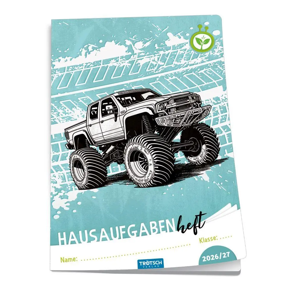 Cover: 4251901512642 | TRÖTSCH - Jahresbezogenes Hausaufgabenheft Grundschule Truck 26/27