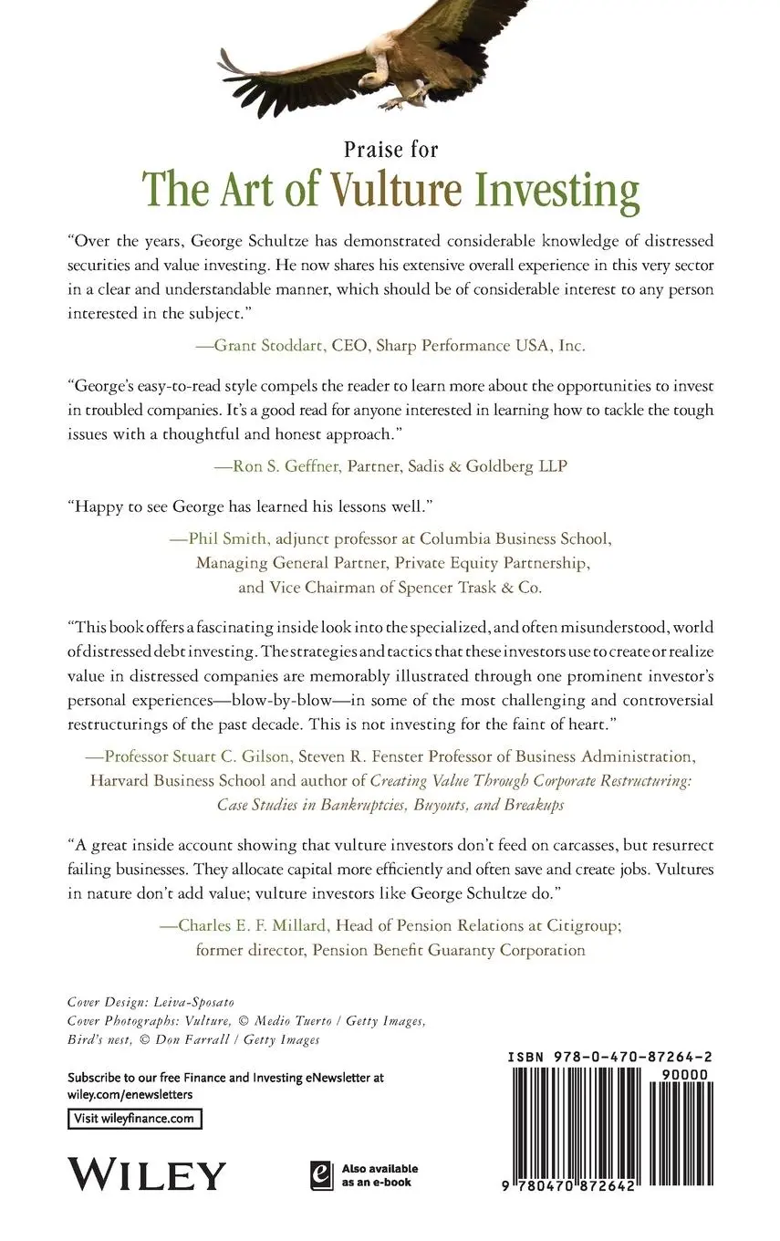 Rückseite: 9780470872642 | The Art of Vulture Investing | George Schultze | Buch | 224 S. | 2012