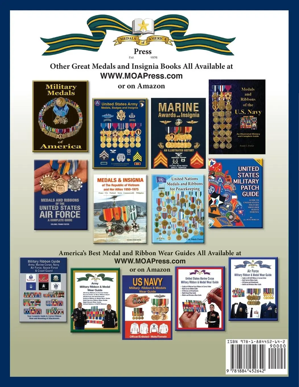 Rückseite: 9781884452642 | Military Ribbon Guide Army, Marine Corps, Navy, Air Force, Space...