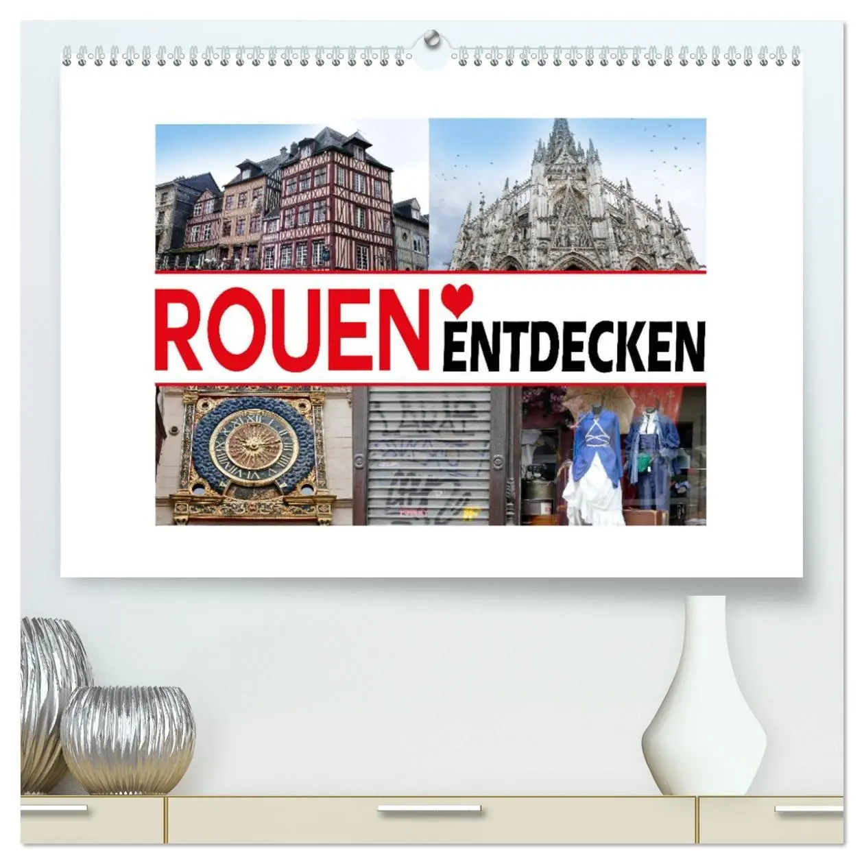 Cover: 9783457322642 | Rouen entdecken (hochwertiger Premium Wandkalender 2026 DIN A2...